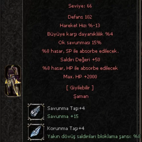 ŞAMAN ÇELİĞİ EFSUNLU